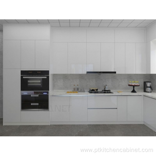 Modern Design Laminate White Glossy Kitchen Cabinets